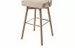 Стул барный Jemma, бежевый/беленое дерево