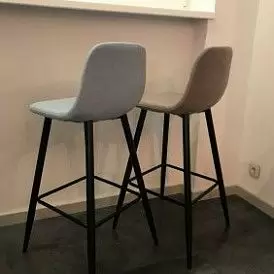 Стул барный Jackson Bar, пепельная роза/дерево