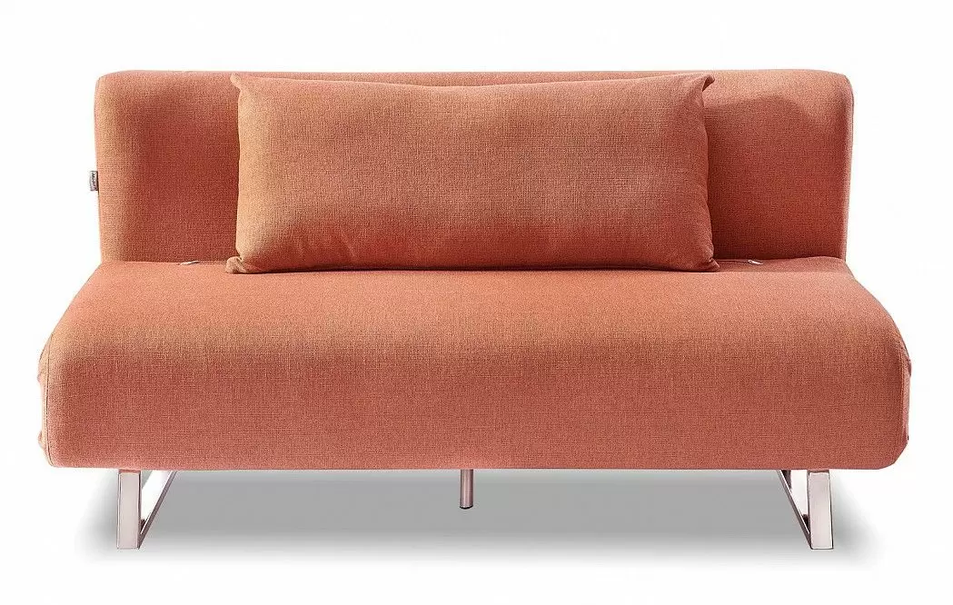 Диван-кровать Rosy 3-х местный, папайя/хром - фото 4