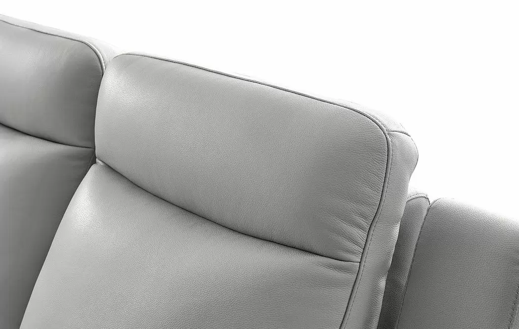 Диван-реклайнер Jonathan угловой (левый), светло-серый - фото 8