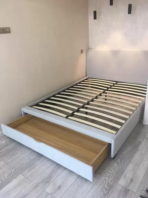 Кровать с выдвижным ящиком Minneapolis, серый - фото 15