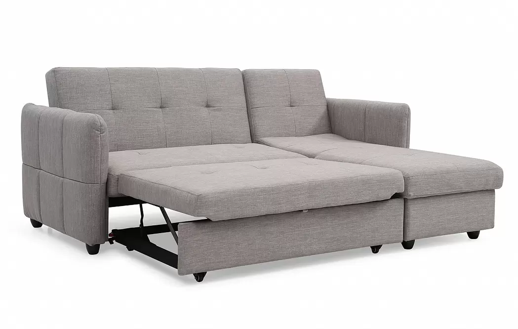 Диван-кровать Rotterdam угловой (правый), цвет серый - фото 4