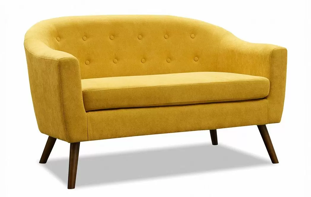 Комплект мягкой мебели Florence, желтый шафран/орех - фото 11
