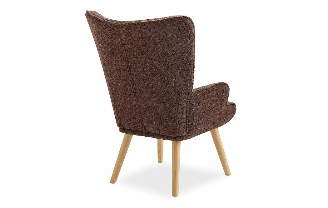 Кресло и оттоманка Hygge, коричневый/натуральный - фото 7