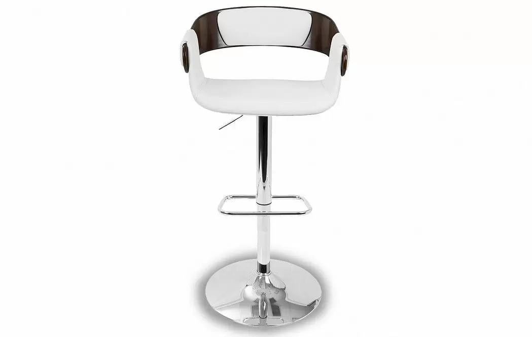 Стул барный Retro Bar, белый/вишня - фото 2