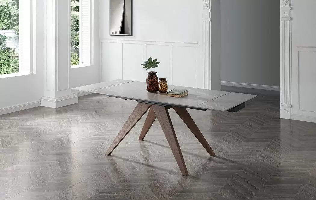 Стол Valencia + 4 серых стула Berta - фото 3