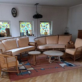 Стол журнальный Malta (90), керамика/ясень