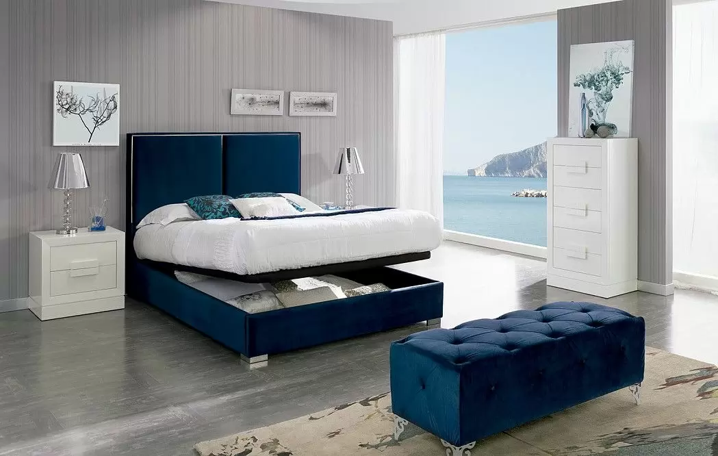 Комплект для спальни 889 ANDREA, синий - фото 2