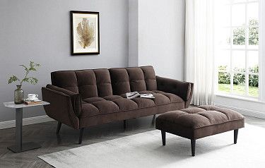 Диван-кровать Annabel, коричневый