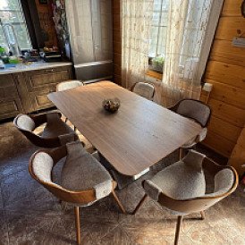 Стол раскладной Rimini 180-230, орех