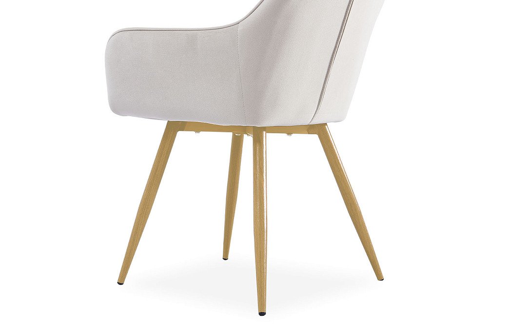 Стул Anita, светло-бежевый/дeрево - фото 4