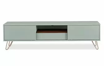 ТВ Тумба Tilda, светло-серый/орех