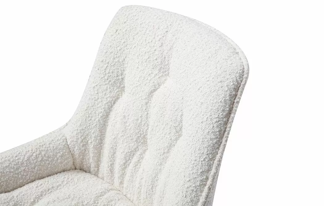 Стул Joely, белый тедди/черный - фото 5