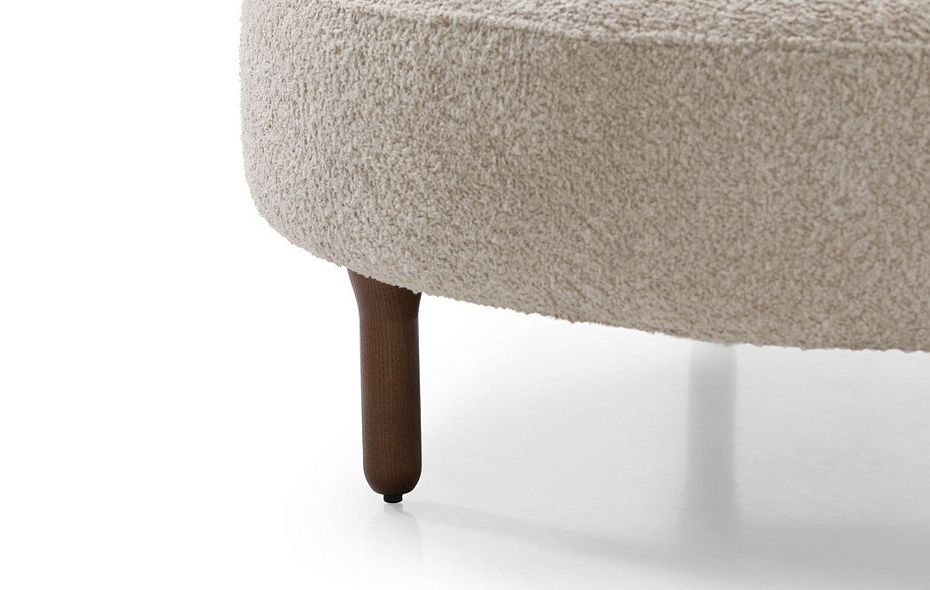 Кресло Olimpia, кремовый/орех - фото 4