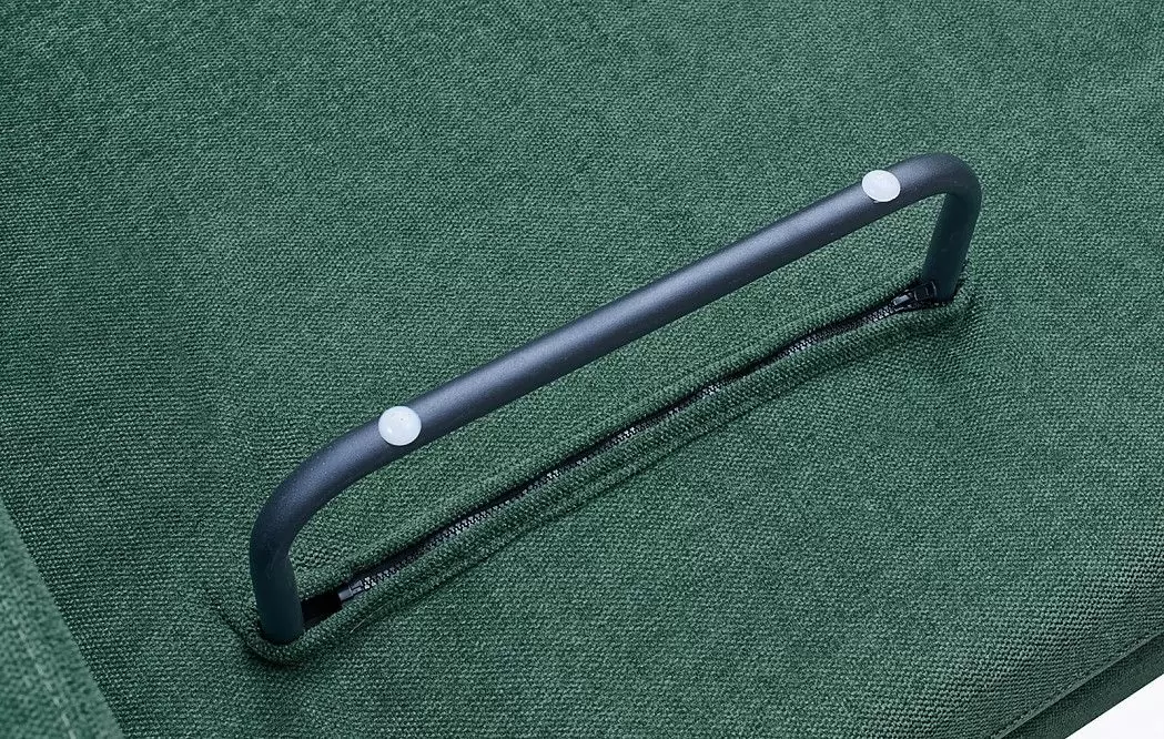 Диван-кровать Juliet, темно-зеленый/желтый - фото 11