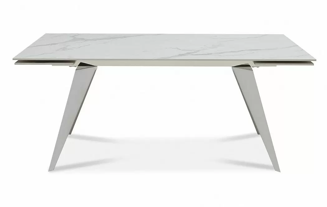 Стол раскладной Ramses 160-230, белый мрамор/хром - фото 4