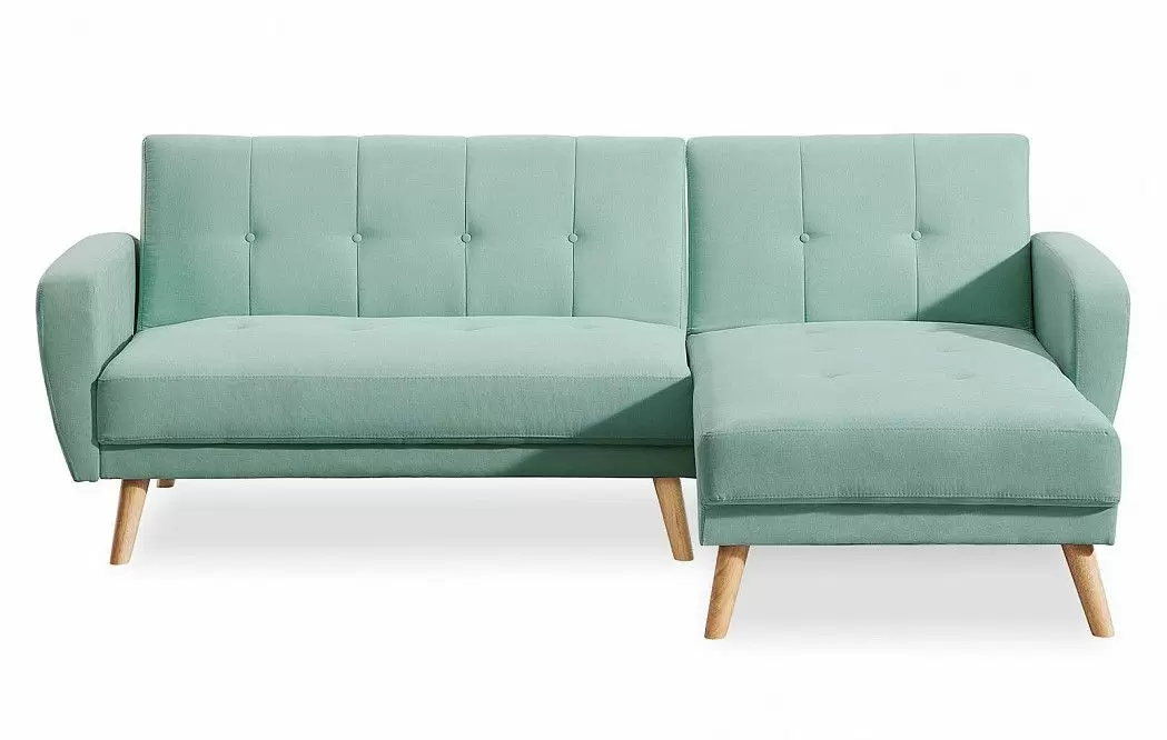 Диван-кровать Christy угловой (правый), бирюзовый - фото 6