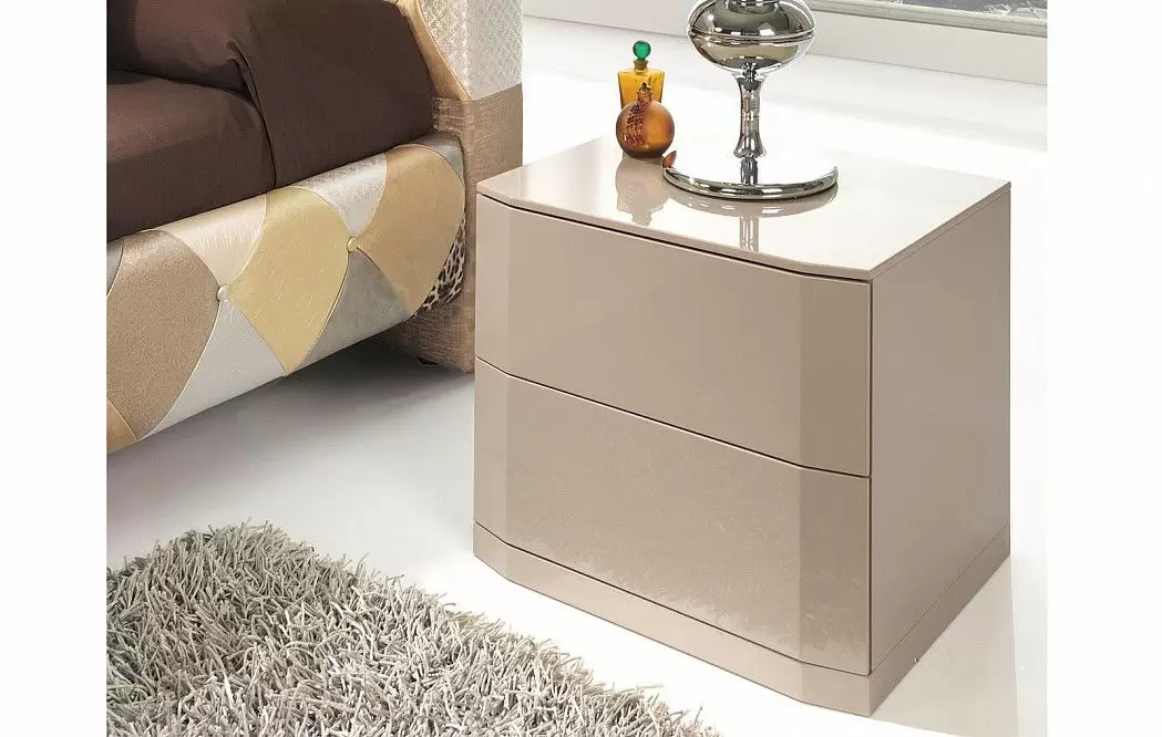 Тумба прикроватная Aragon (2 ящика), мокко - фото 3