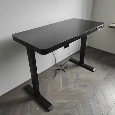 Стол New Jersey (120) черный, регулируемая высота, электропривод