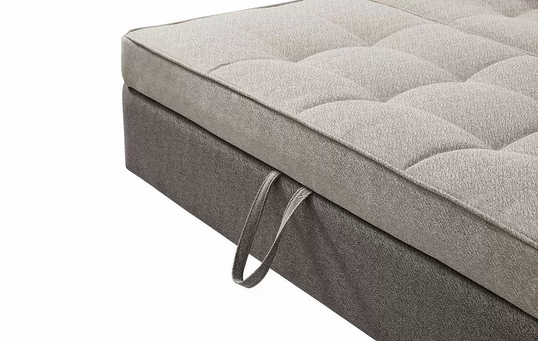 Диван-кровать Claire (1,5-спальный), бежевый/коричневый - фото 6