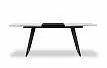 Стол раскладной Vermont, черный/белый