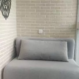 Диван-кровать Rosy 2-х местный, серый/без принта