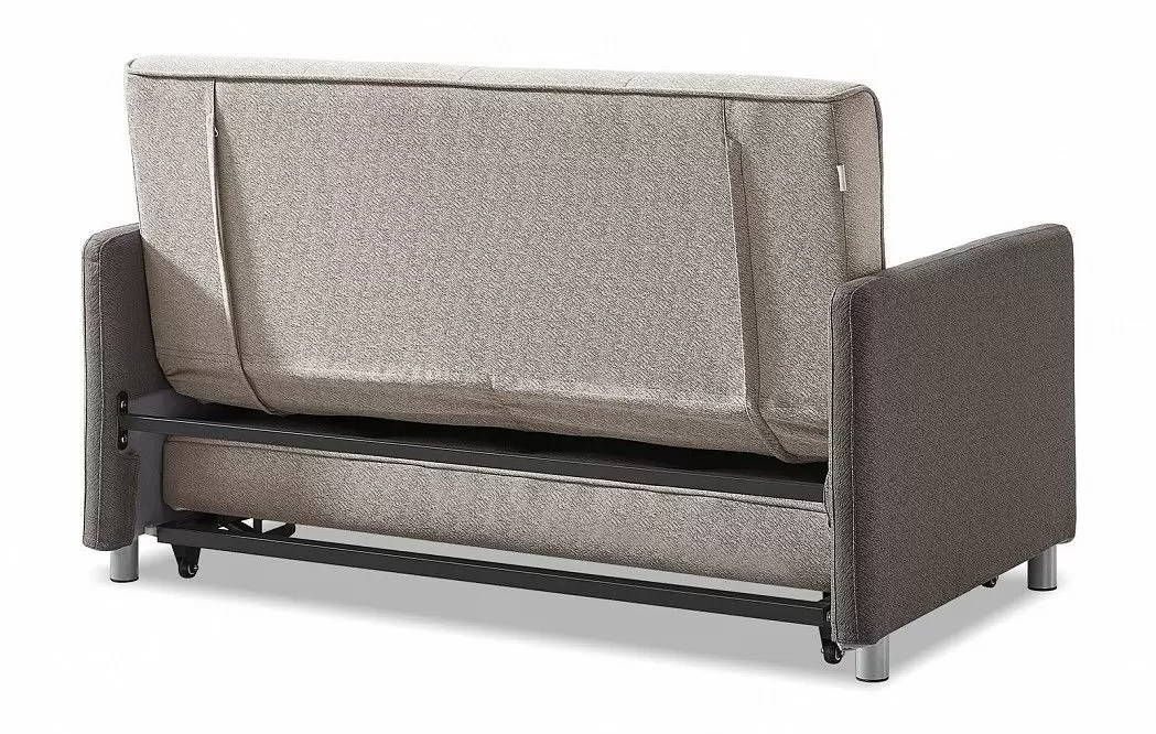 Диван-кровать Claire (1,5-спальный), бежевый/коричневый - фото 11