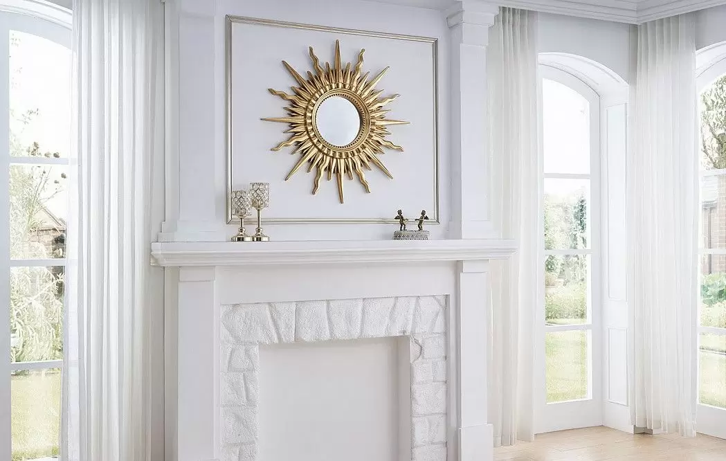 Зеркало Sun, золото - фото 2