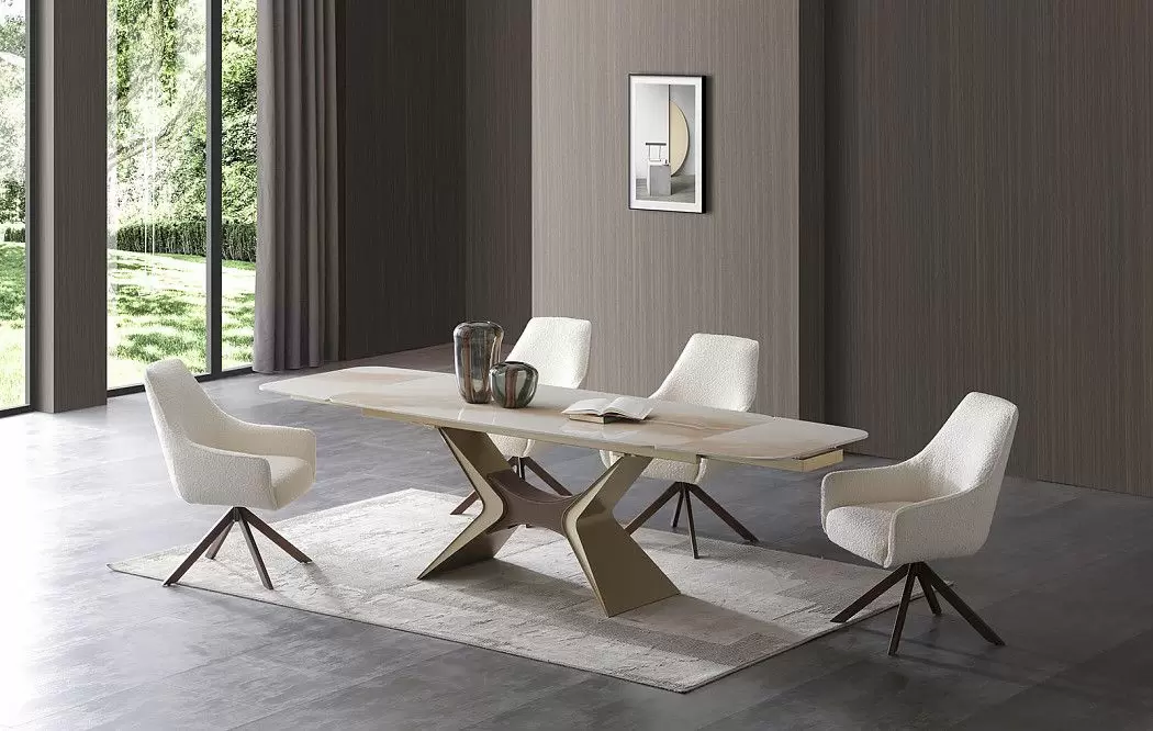 Стул Emma, крем/бронза - фото 5