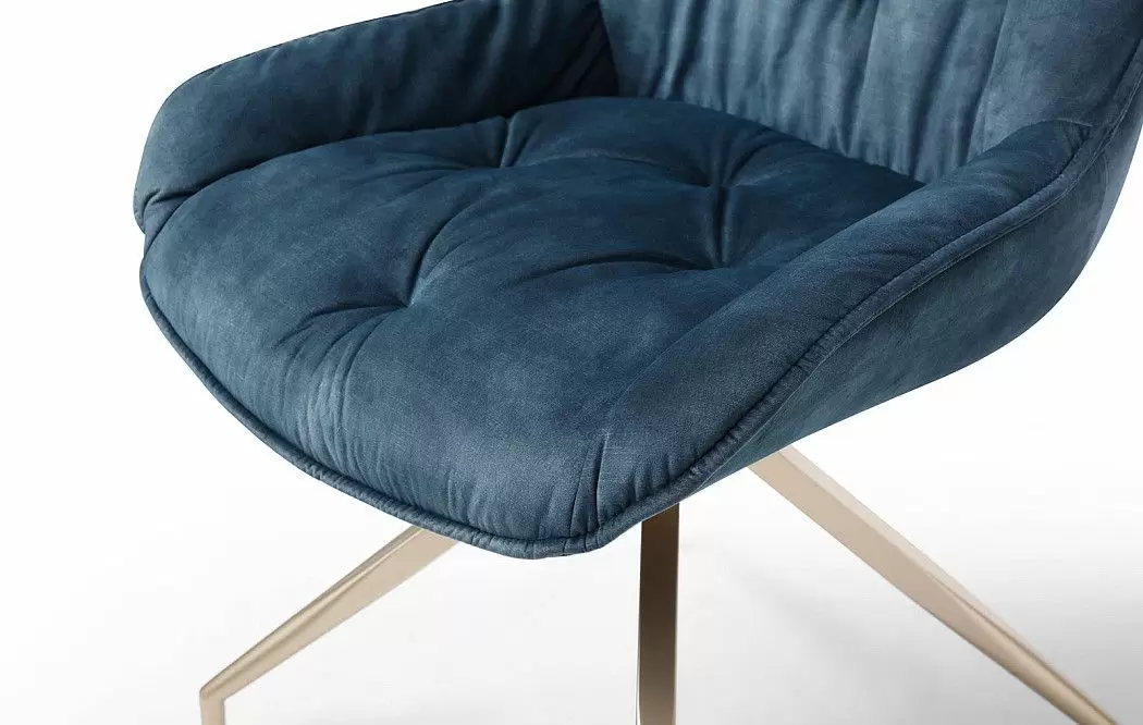 Стул Joely, синий/шампань - фото 6