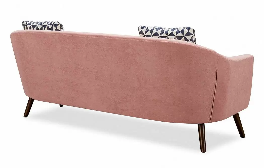 Комплект мягкой мебели Florence, коралловый/орех - фото 7