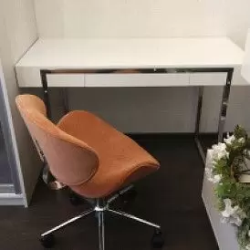 Кресло Miranda, серо-голубой/хром