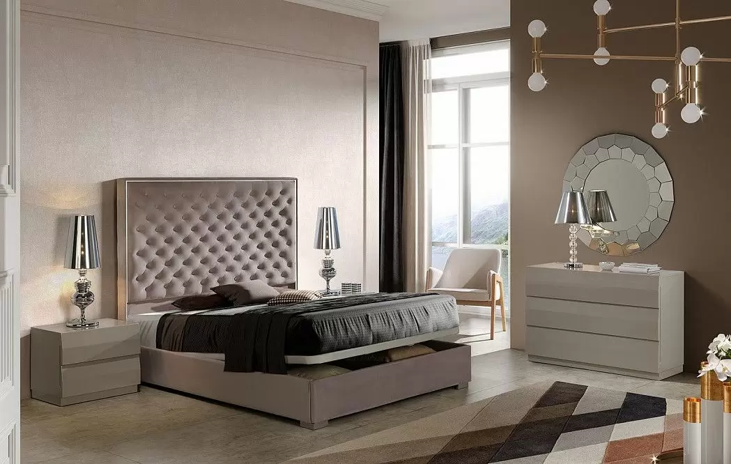 Комплект для спальни 867 MELODY, серо-коричневый - фото 2