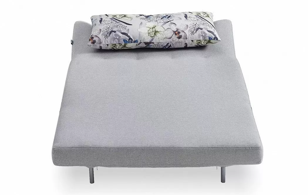 Диван-кровать Rosy 2-х местный, серый/цветочный принт - фото 7