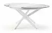 Стол раскладной Diona 120-170, керамика "каррарский мрамор"