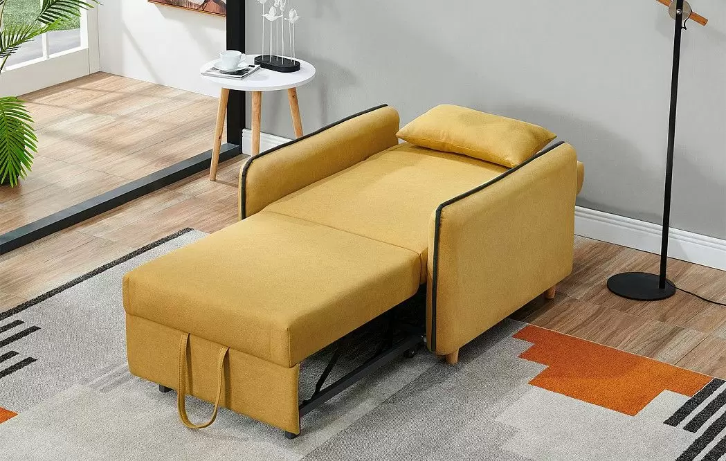 Комплект мягкой мебели Arizona, желтый/графит - фото 4