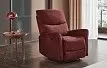 Кресло-реклайнер Lindsey, темно-красный