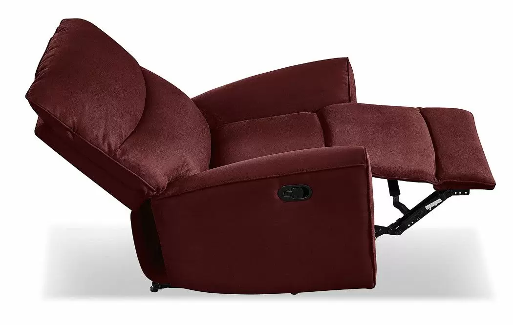Кресло-реклайнер Lindsey, темно-красный - фото 13