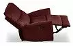 Кресло-реклайнер Lindsey, темно-красный