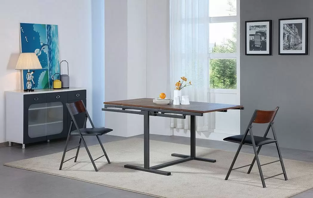 Стол-стеллаж трансформер Oklahoma, орех - фото 6