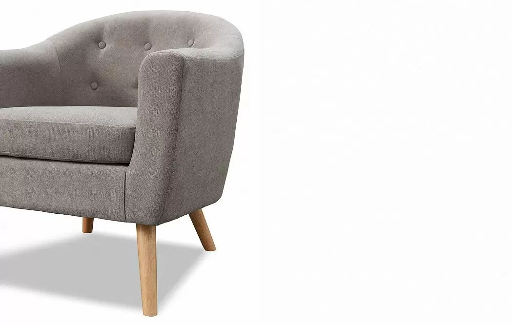 Кресло Florence, серо-бежевый/натуральный - фото 5