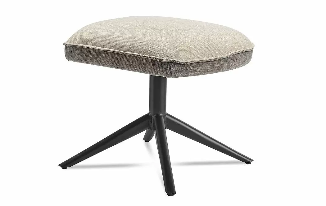 Оттоманка Lucille, бежевый/серо-коричневый - фото 8