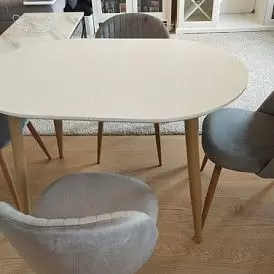 Стул Angela, капучино/черный