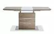 Стол раскладной Verona (120), светлый дуб/белый матовый