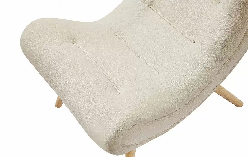 Кресло и оттоманка Dolce Vita, кремовый/натуральный - фото 4