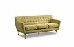 Диван Copenhagen 3-х местный, желто-зеленый лимонный (п04-20)