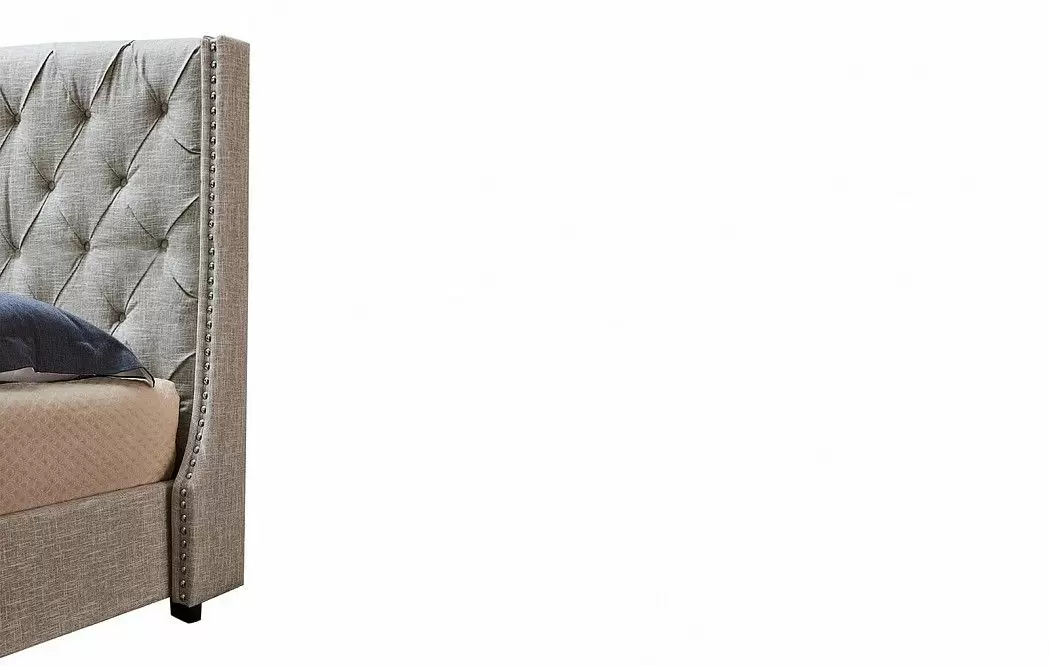 Кровать Evita Grand, кремовый - фото 9