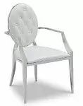 Стул с подлокотниками Lisa, белый