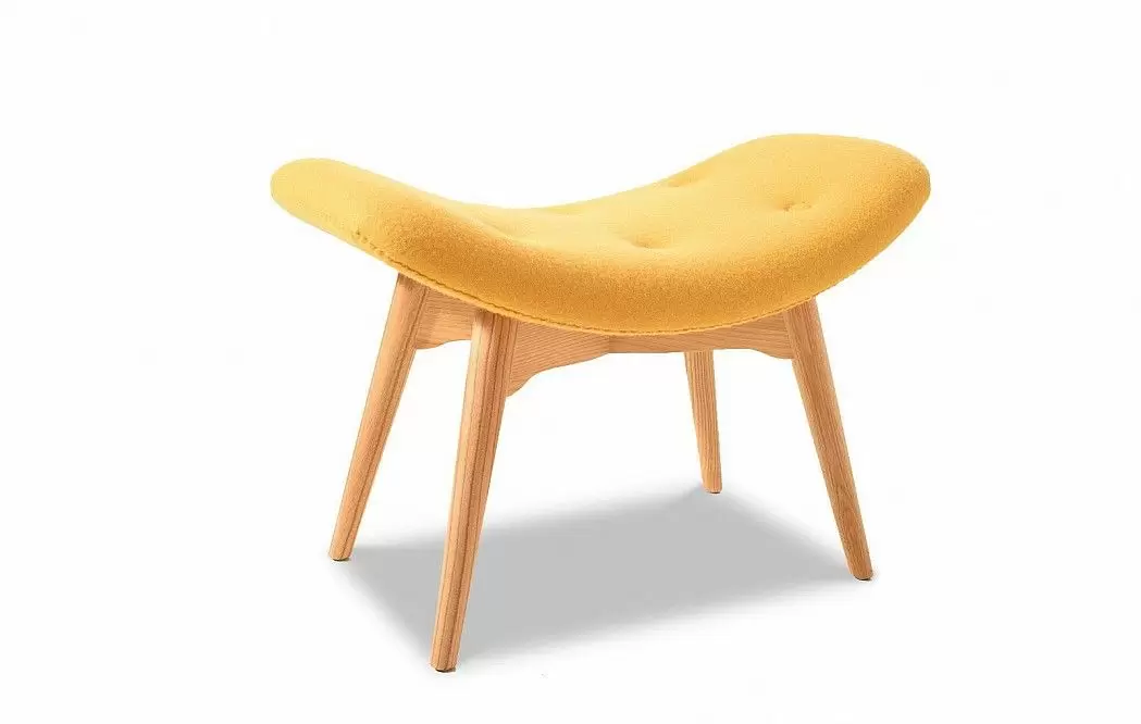 Кресло с оттоманкой Contour, желтый - фото 8