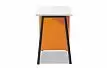 Стол письменный Flame, белый/оранжевый